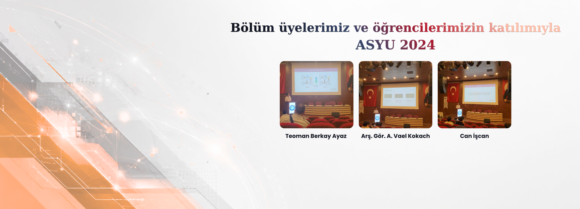Bölümümüzün ASYU 2024 Konferansı Katılımı